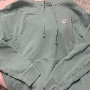 Nike Men's Light Green/Mint colored  Hoodie Sweater